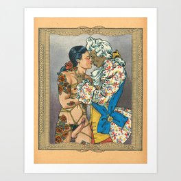 Yes My Lord Art Print | Queer, Vintage, Erotic, Malenude, Painting, Felixdeon, Gay, Gayartis 
