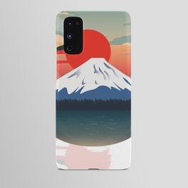 Sunset at Fuji Mountain Android Case