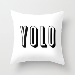 Yolo Throw Pillow