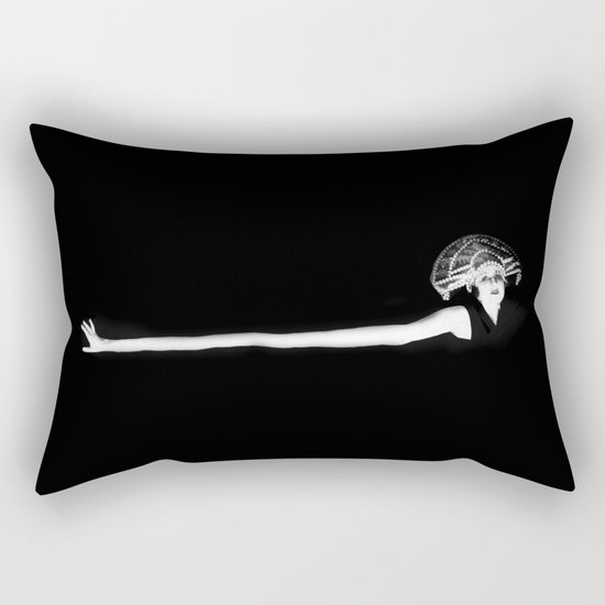 Touching From a Distance Rectangular Pillow