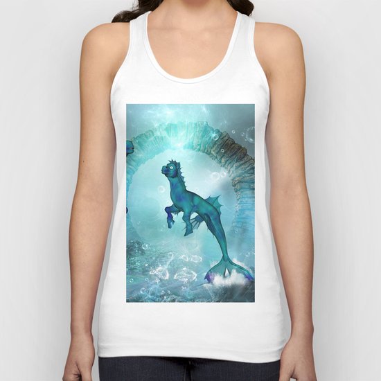 Fantasy seahorse Unisex Tank Top