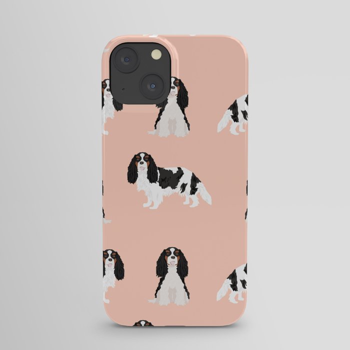 Cavalier King Charles Spaniel tricolored dog breed spaniels pet gifts iPhone Case