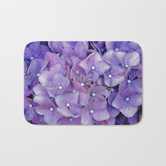 hydrangeas 2 Bath Mat