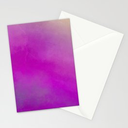 Abstract watercolor purple Stationery Card