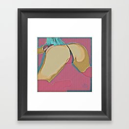 Pink Khalifa Framed Art Print