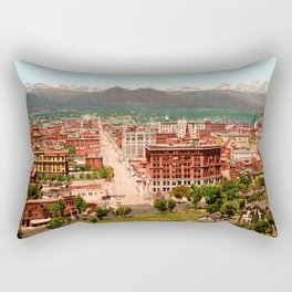 Panorama of Denver Colorado 1898  Rectangular Pillow