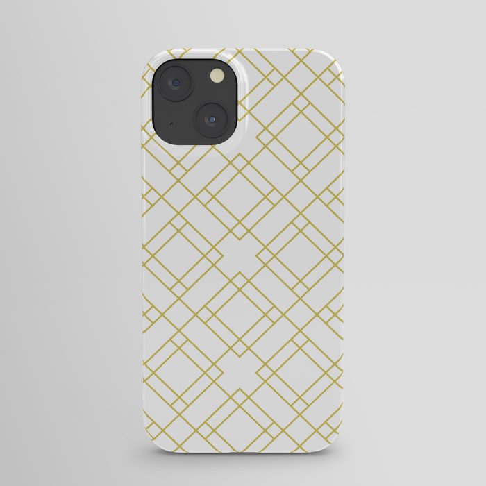 Simply Mod Diamond in Mod Yellow iPhone Case