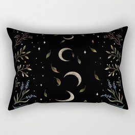 Crescent Moon Garden Rectangular Pillow