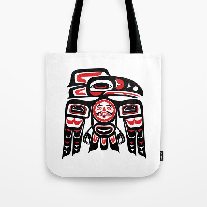 Raven Haida Native American Tlingit Art Alaska Tote Bag