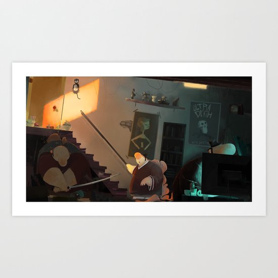 The Basement Dweller Art Print