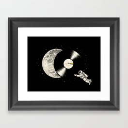 Tha Dark Side of the Moon Framed Art Print