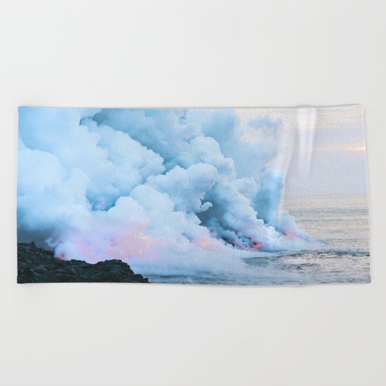 Smoke On The Water Beach Towel