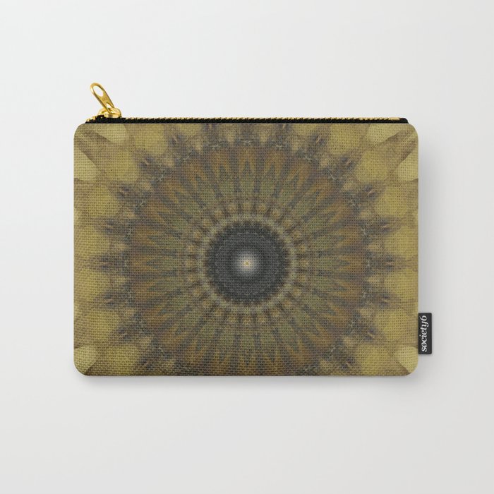 Mandala in golden tones Carry-All Pouch