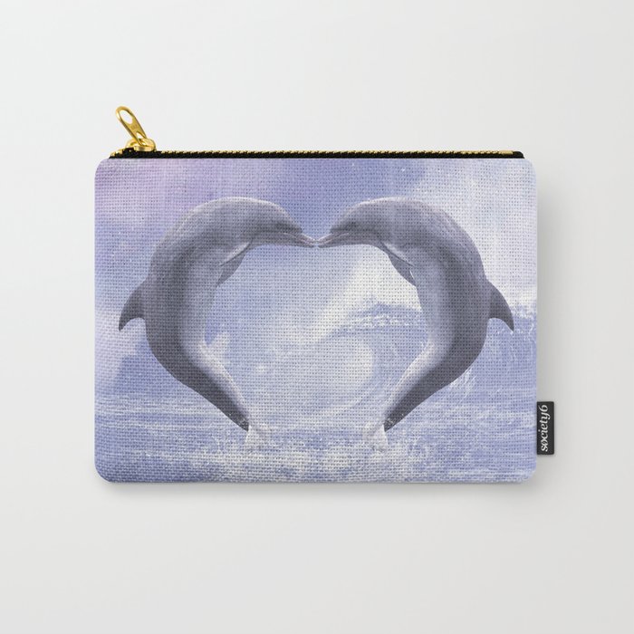 Dolphins Kisses Carry-All Pouch