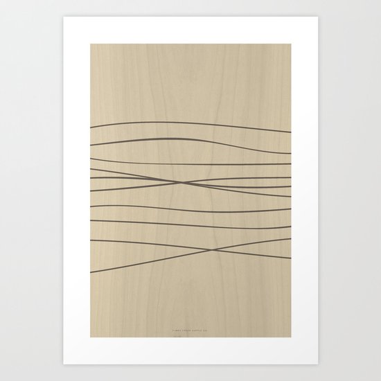 Smooth Stripes Art Print