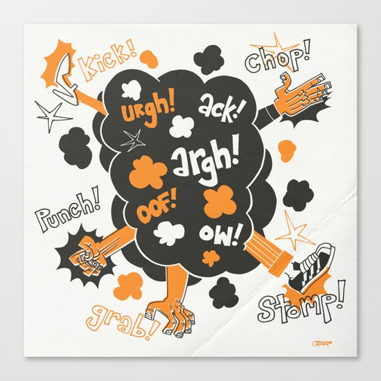 Gratuitous Violence! Canvas Print