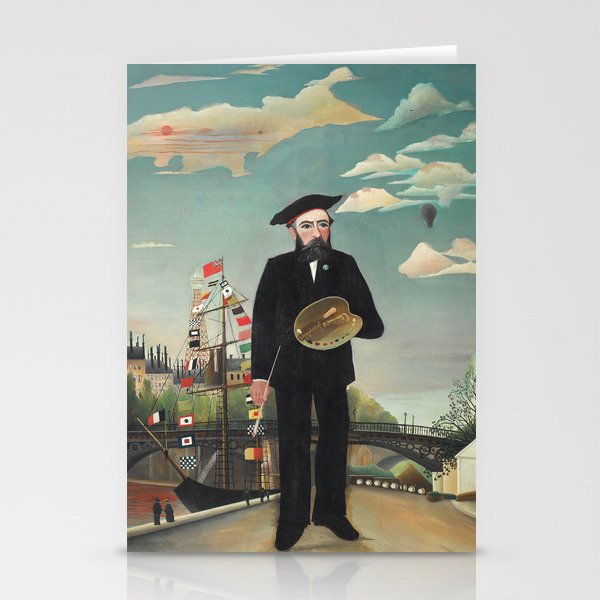 Henri Rousseau - Myself: Portrait – Landscape Stationery Cards