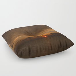 Aesthetic Sunset Floor Pillow