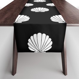 Shells (Black) Table Runner