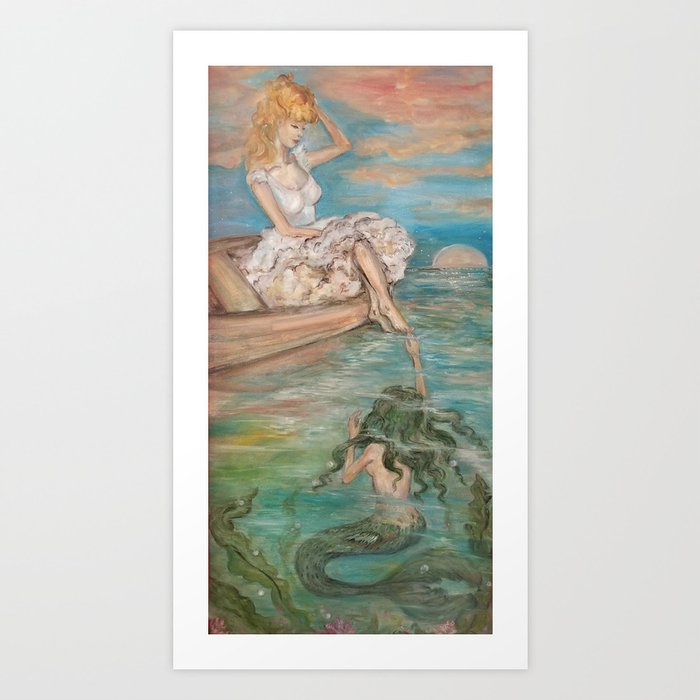 Could We Be Friends Bffs Bestfriends Mermaid And Beautiful Lady