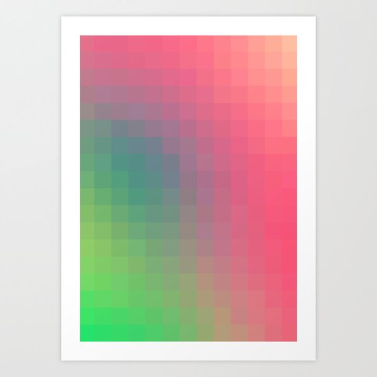 Bright Color Trend Art Print