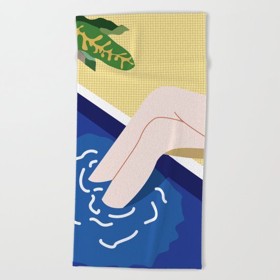 Pool party Beach Towel