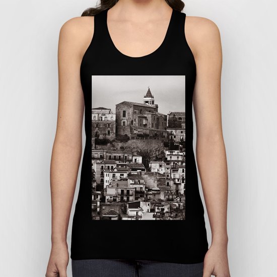 Urban Landscape of Sicily "VACANCY" zine Unisex Tank Top