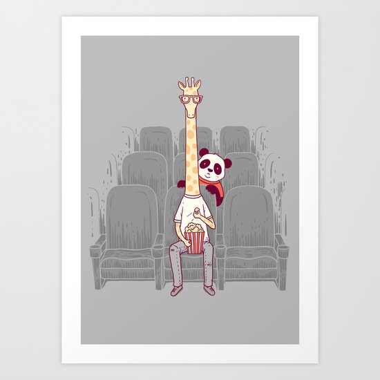 I Hate Giraffe Art Print