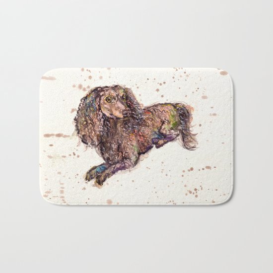 Dachshund Dog Bath Mat