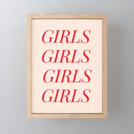 Girls  Framed Mini Art Print