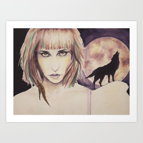 Moon Child Art Print
