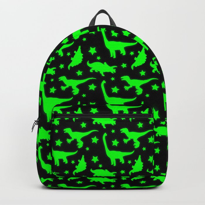 Glowing Dinosaurs (Does not glow in the dark) Backpack