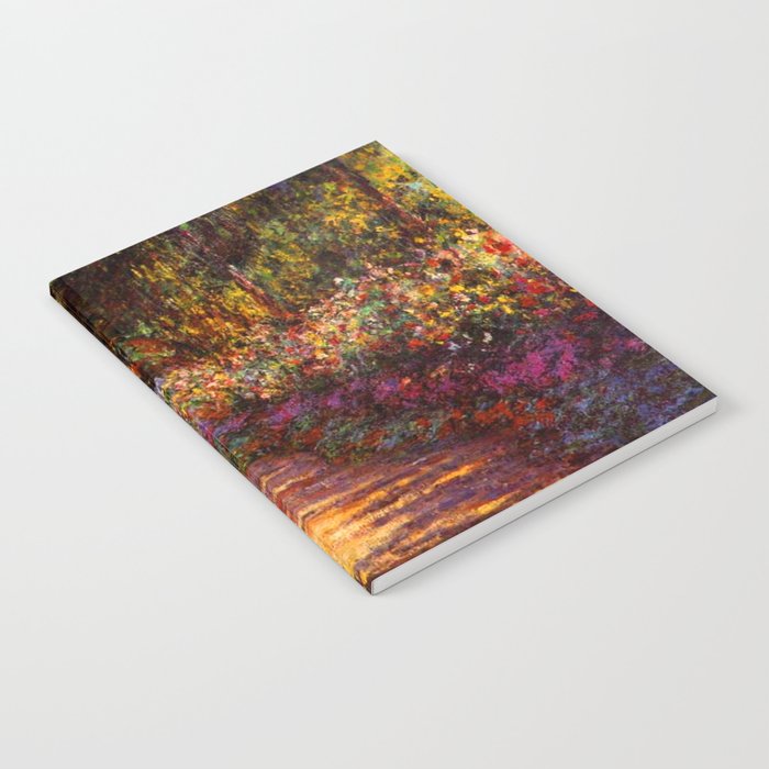 Garden Path At Giverny Claude Monet 1902 Notebook By
