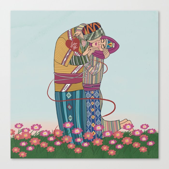 Armenia 🇦🇲 kiss Canvas Print
