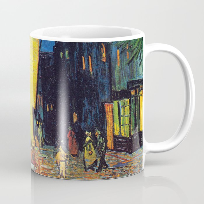 Vincent Van Gogh - Cafe Terrace at Night (new color edit) Coffee Mug