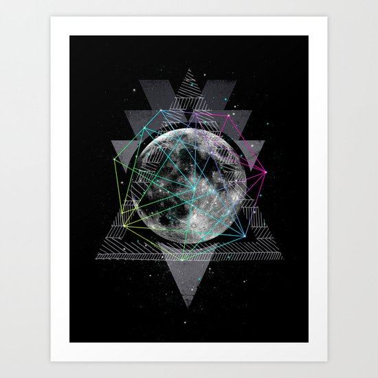 The Moon Art Print