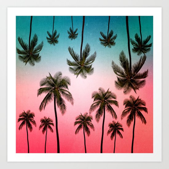 palm tree Art Print