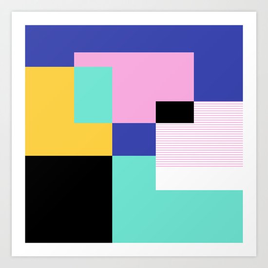 Tile Harmony Art Print