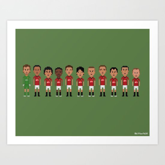 Manchester United 2013 Art Print