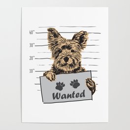Yorkshire Terrier Dog Breed Poster Poster | Lord, Yorkie, Dogbreed, Hundredse, Giftidea, For, Dogs, Dog, Terrier, Doglover 
