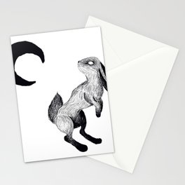 The Hare and Her Moon Stationery Cards