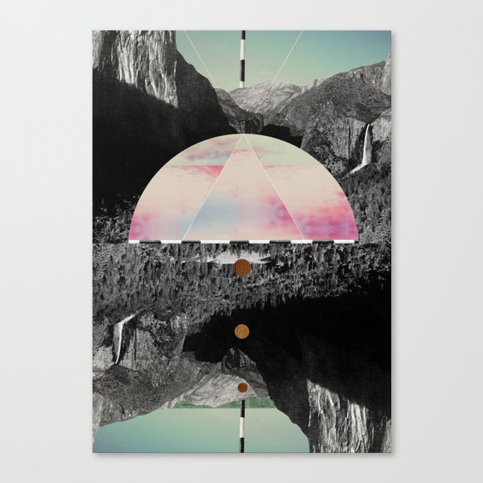 Candy Floss Skies Canvas Print