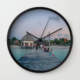 Island life Wall Clock