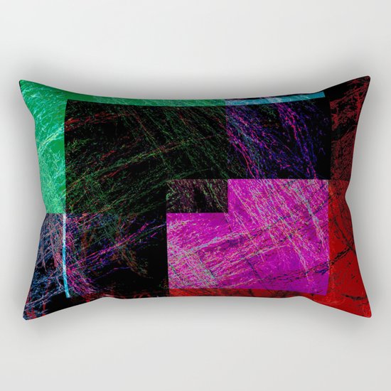 geometric abstract design # ### ## Rectangular Pillow
