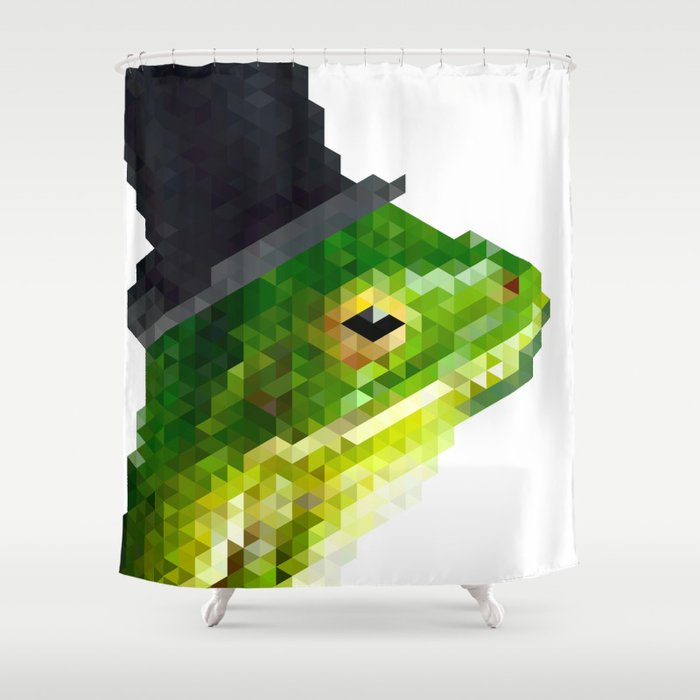 Gentlemen's instinct # Frog Shower Curtain