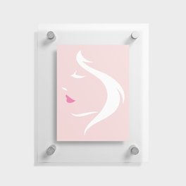 The Woman - Pink Floating Acrylic Print