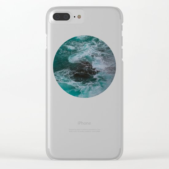 Big Sur Waves Clear iPhone Case
