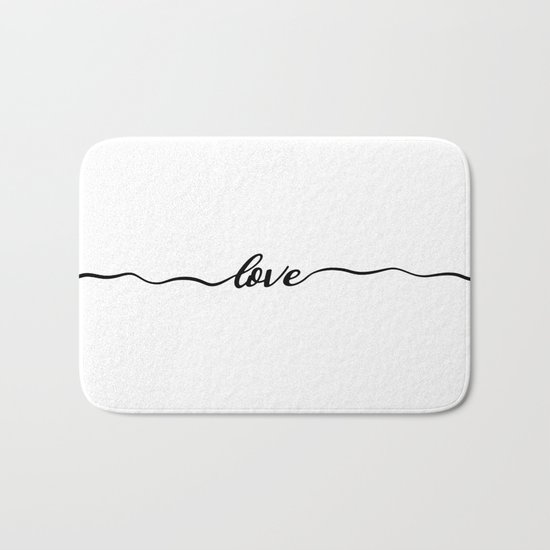 love Bath Mat