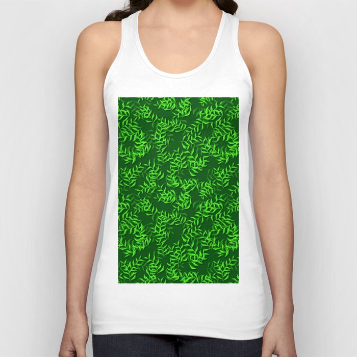 leaf, nature, leaves, plant, floral, cute, watercolor, garden, botanical, pattern, summer, tree, natural, animal, love, pastel, aesthetic, beautiful, cute, cool Tank Top