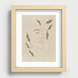 Vine Girl Recessed Framed Print